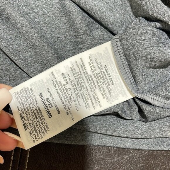 Hurley Men's Icon Palm Long Sleeve Surf Shirt - Picture 8 of 12